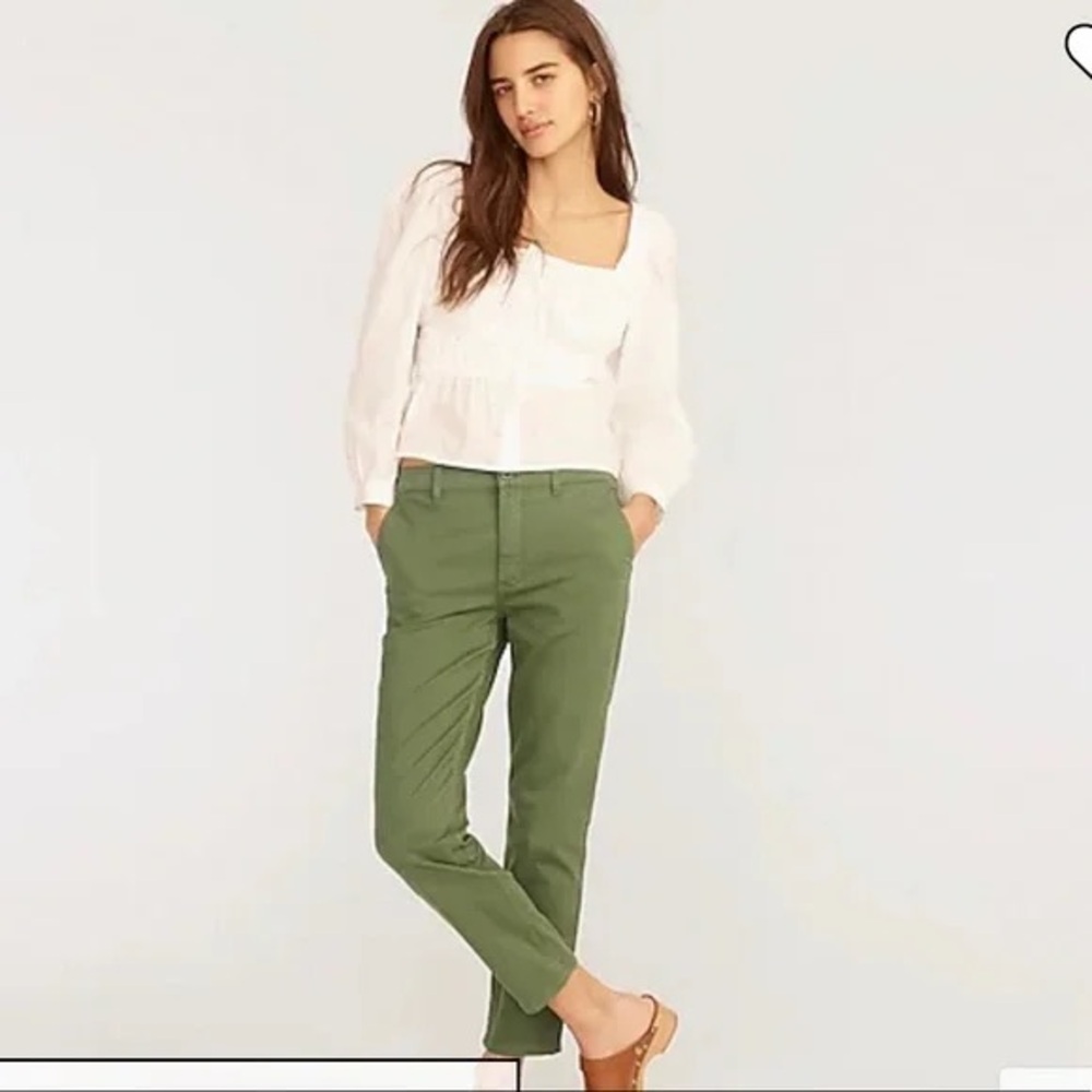 JCrew High Rise Girlfriend Chino Pant (25)